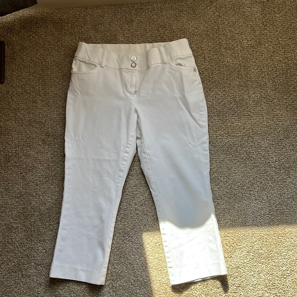 Alfani - White - 4 Petite - Dress Capris
